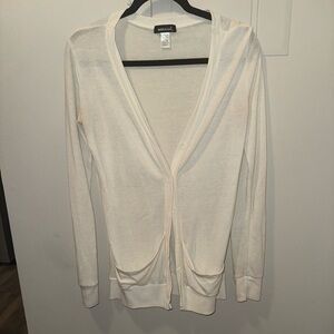 Wet Seal Cream Knit Cardigan